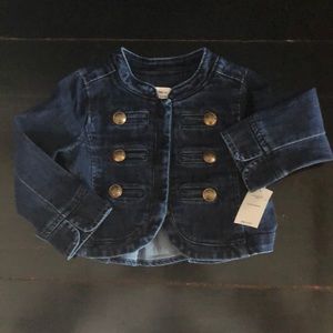 babyGap Denim Band Jacket 18-24 months NWT